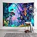 NYMB Psychedelic Mushroom Tapestry Fantasy Plant Magical Forest Tapestry Trippy Electric Forest Art for Home Decor Wall Hanging Tapestry Wall Art Decor Tapestries for Bedroom Living Room Dorm