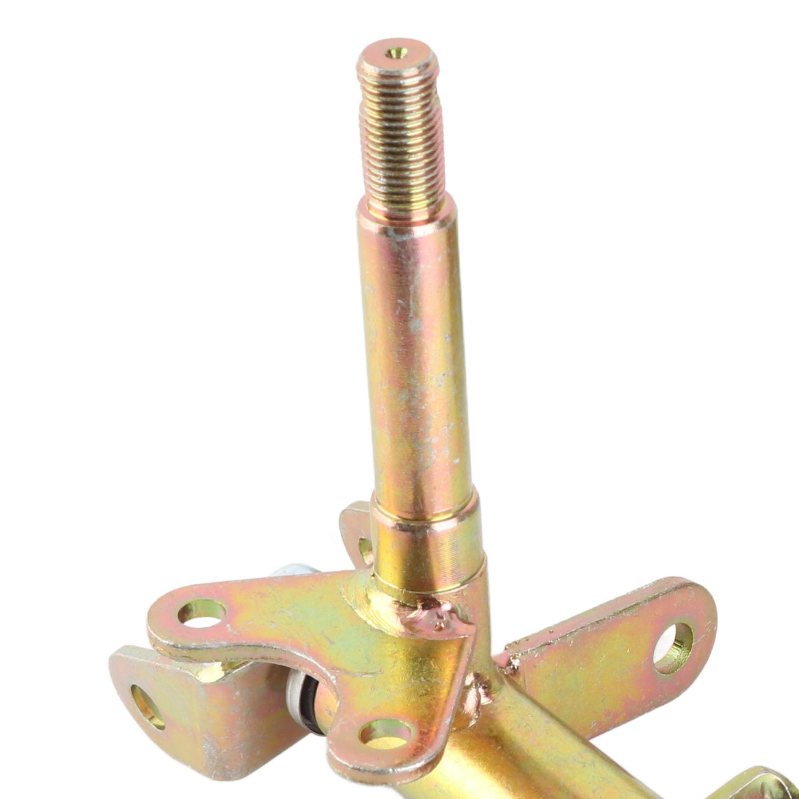 Aramox Przednia Zwrotnica Kierownicy Para Wrzecion Stop Metali Średnica Wewnętrzna 17 Mm Zwrotnica Kolumny Kierowniczej do Hamulca Bębnowego ATV 4-kołowe Gokarty 50 Cm3 Lewe i Prawe Przednie Koła
