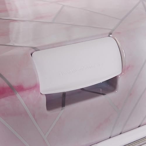 Vista 5 de bebe Equipaje para mujer Alana de 21 pulgadas rígido Mármol rosa Equipaje Alana 21 Hardside Equipaje de mano