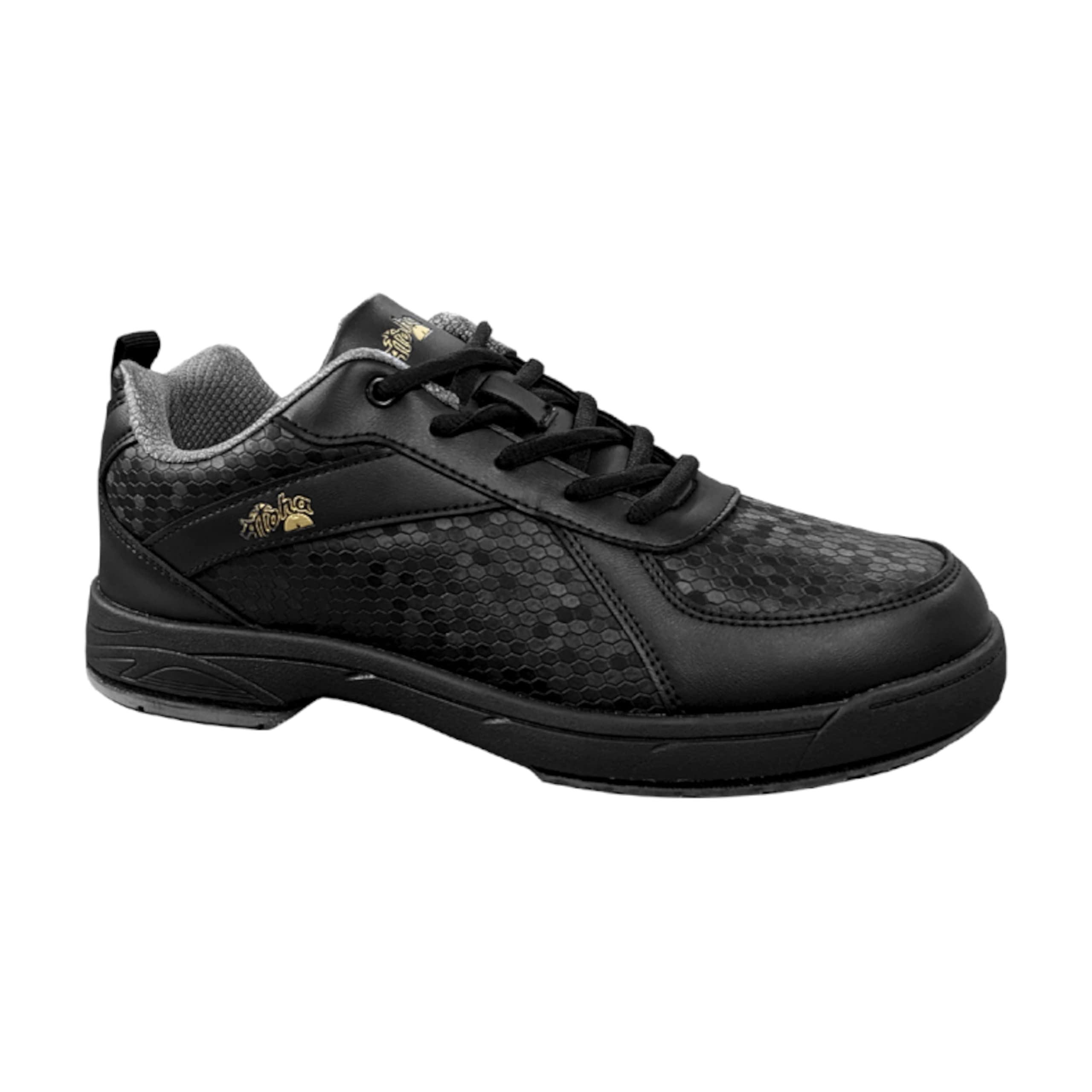 Chaussures de bowling [Aloha] Pro Elite - Carbone | Avec semelle interchangeable des deux côtés | Chaussures pour homme avec différentes semelles coulissantes et talons inclus - [Design élégant