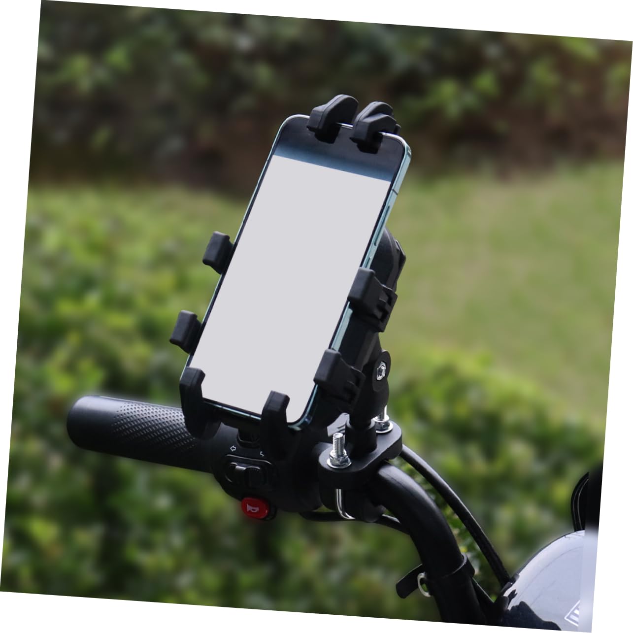 BESTYASH Supporto Telefono Moto Manubrio Supporto Rotazione Gradi Antiurto Compatibile Bici Elettriche Biciclette