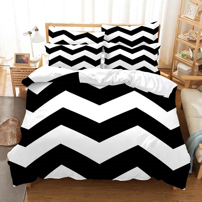Housse de couette imprimée pour chambre d'adolescent au design moderne