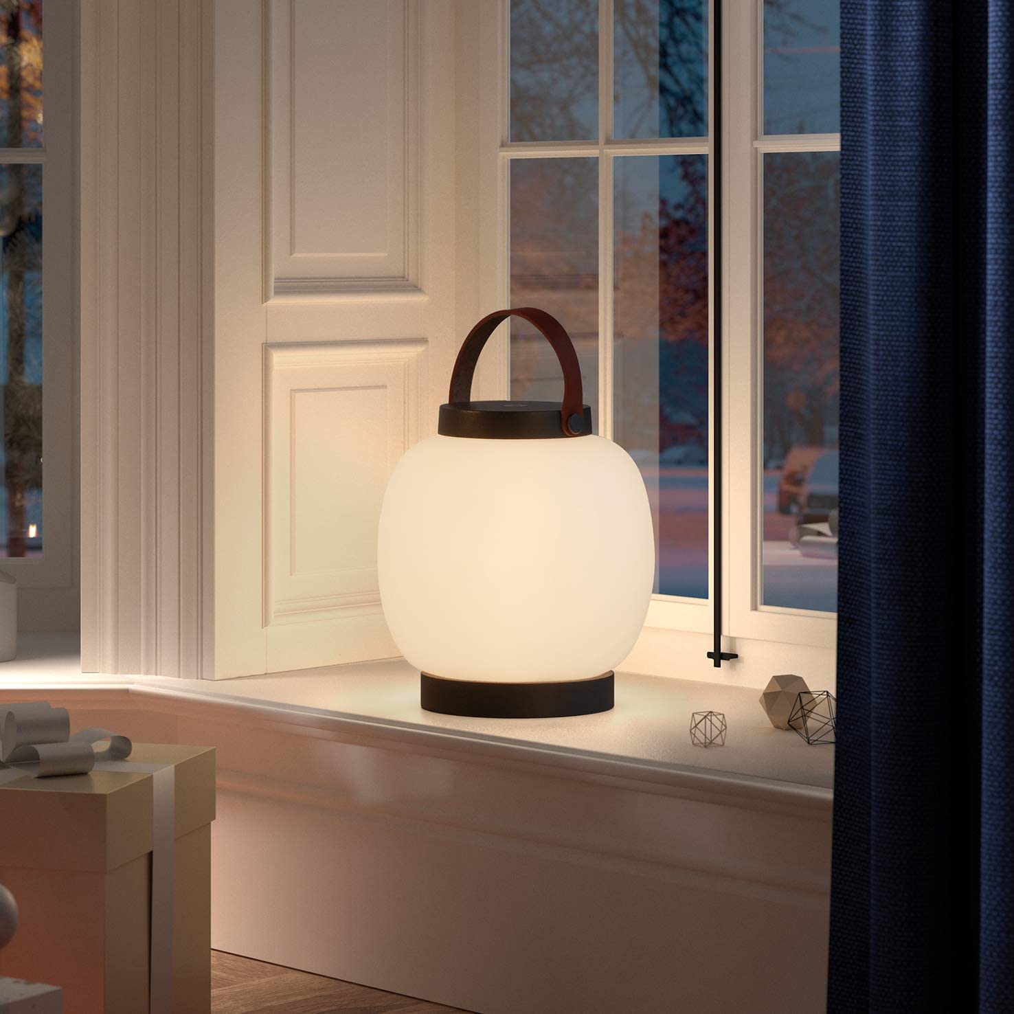 BUBBLE Lampada Portatile LED 2W Ricaricabile - Alluminio Antracite IP54 - Per Esterni, Terrazza E Ristorazione - 2