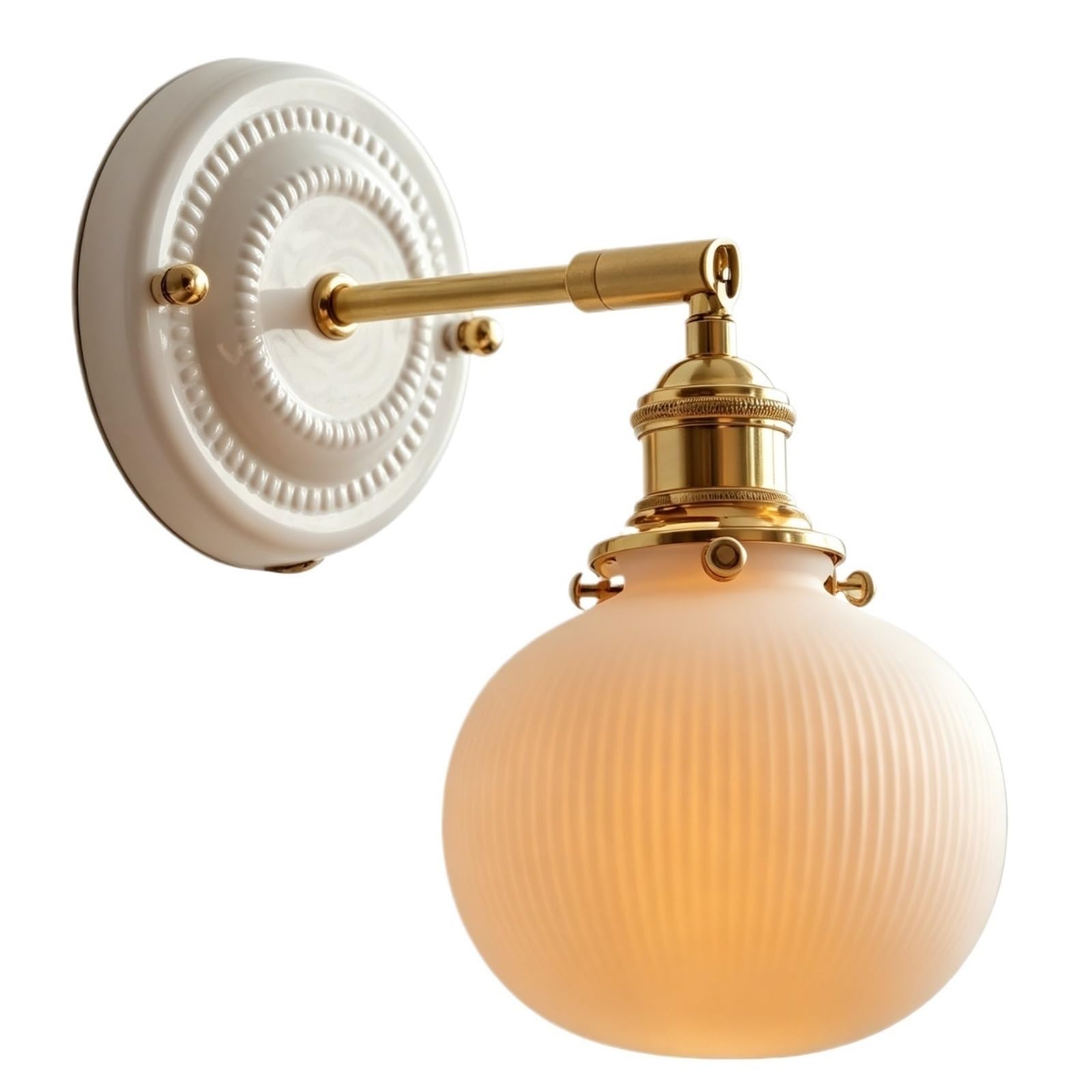 FEITENGDA Single Head Three Tone Wall Sconce Adjustable Wall Light
