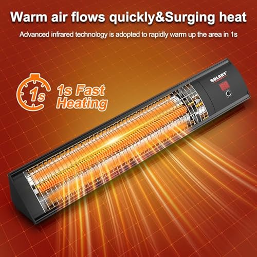 Solary B2C-B1 Infrared Electric Outdoor Heaters For Patio - Wall-Mounted Infrared Heater thumb #5