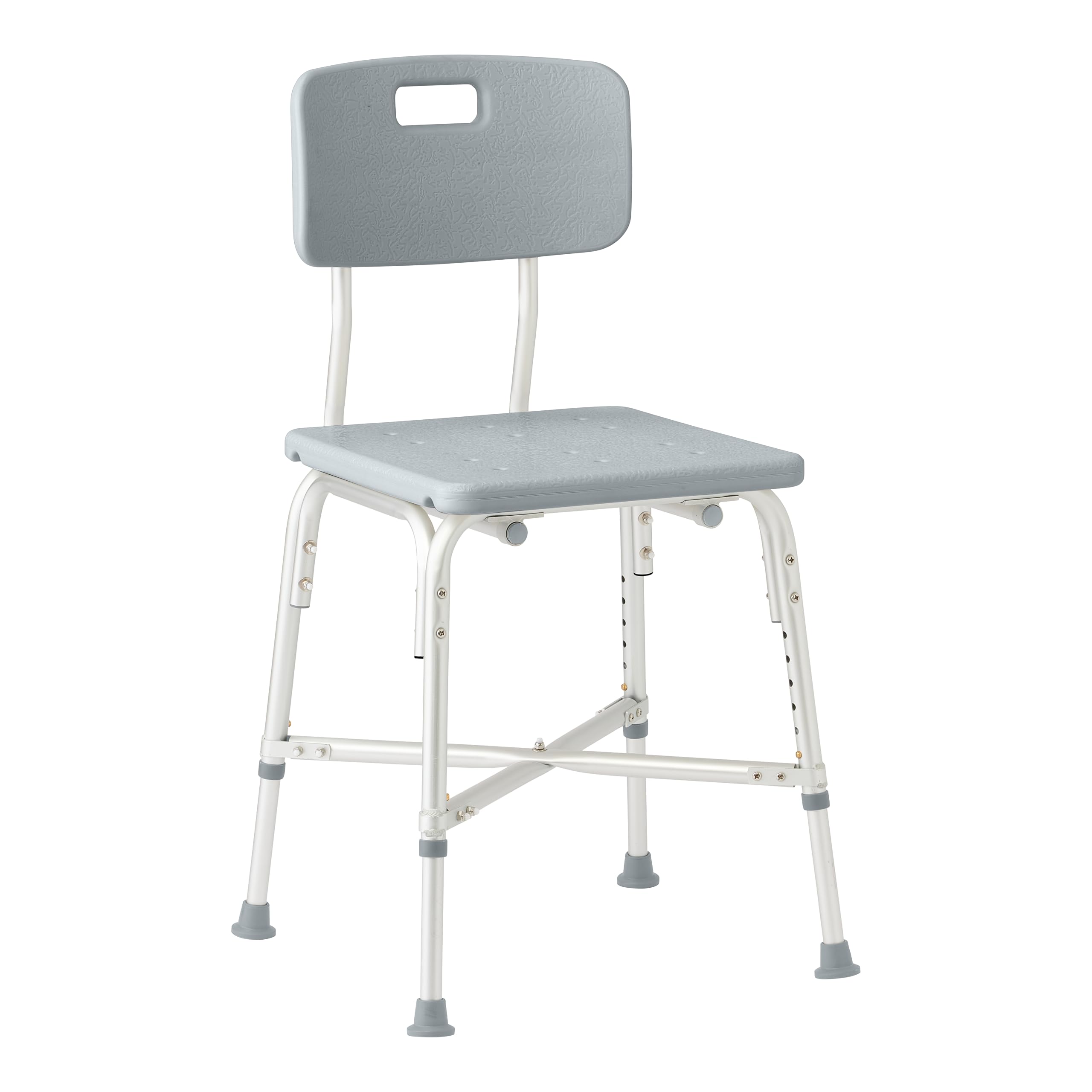 Medline Heavy Duty Shower Chair with Back, Bariatric Bath Chair, Supports up to 650 lbs