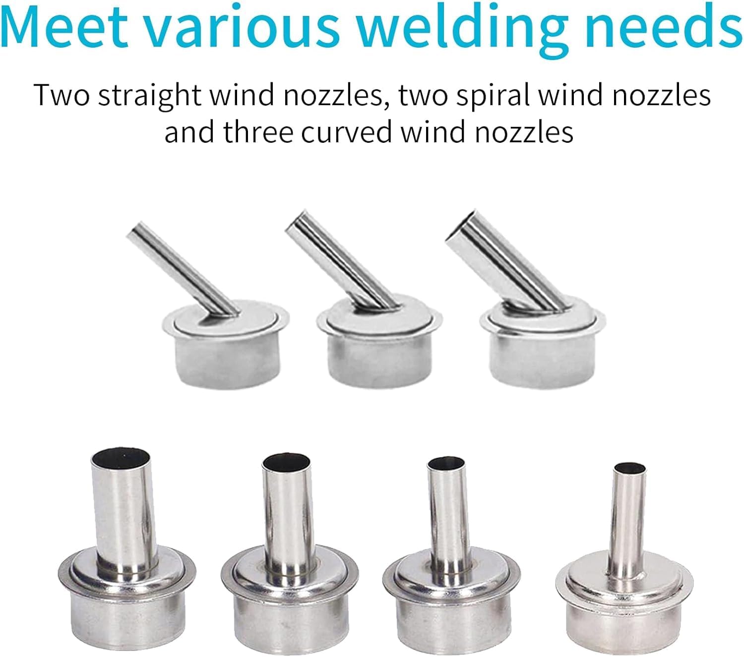 861DW Hot Air Rework Station, 110v 1000W Digital Display Automatic Sleep Hot Air Gun Soldering Station, with 7 air nozzles, Adjustable Temperature Desoldering Gun BGA Rework Station