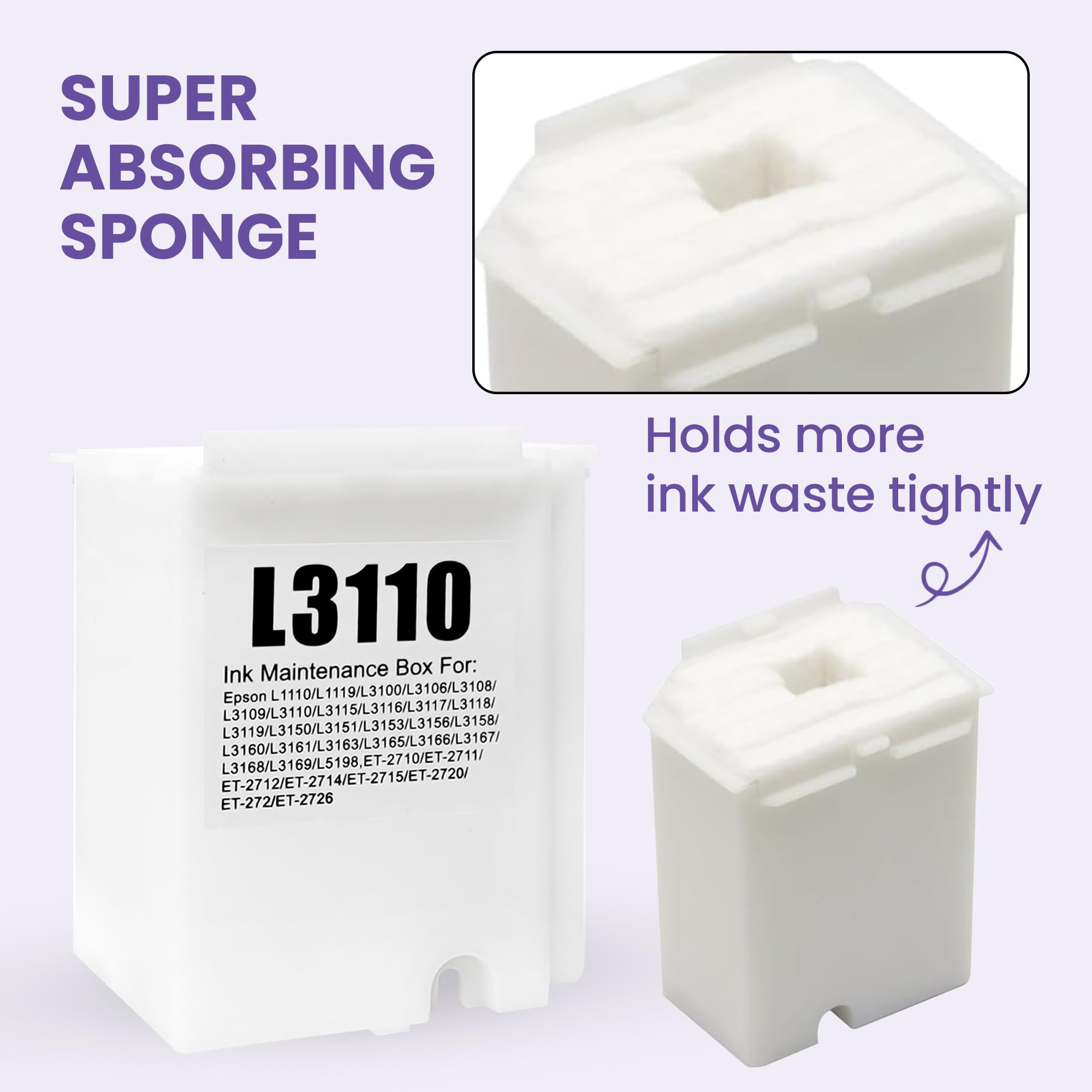 Amazon.com: Best Printers L3110 Maintenance Box Replacement Waste