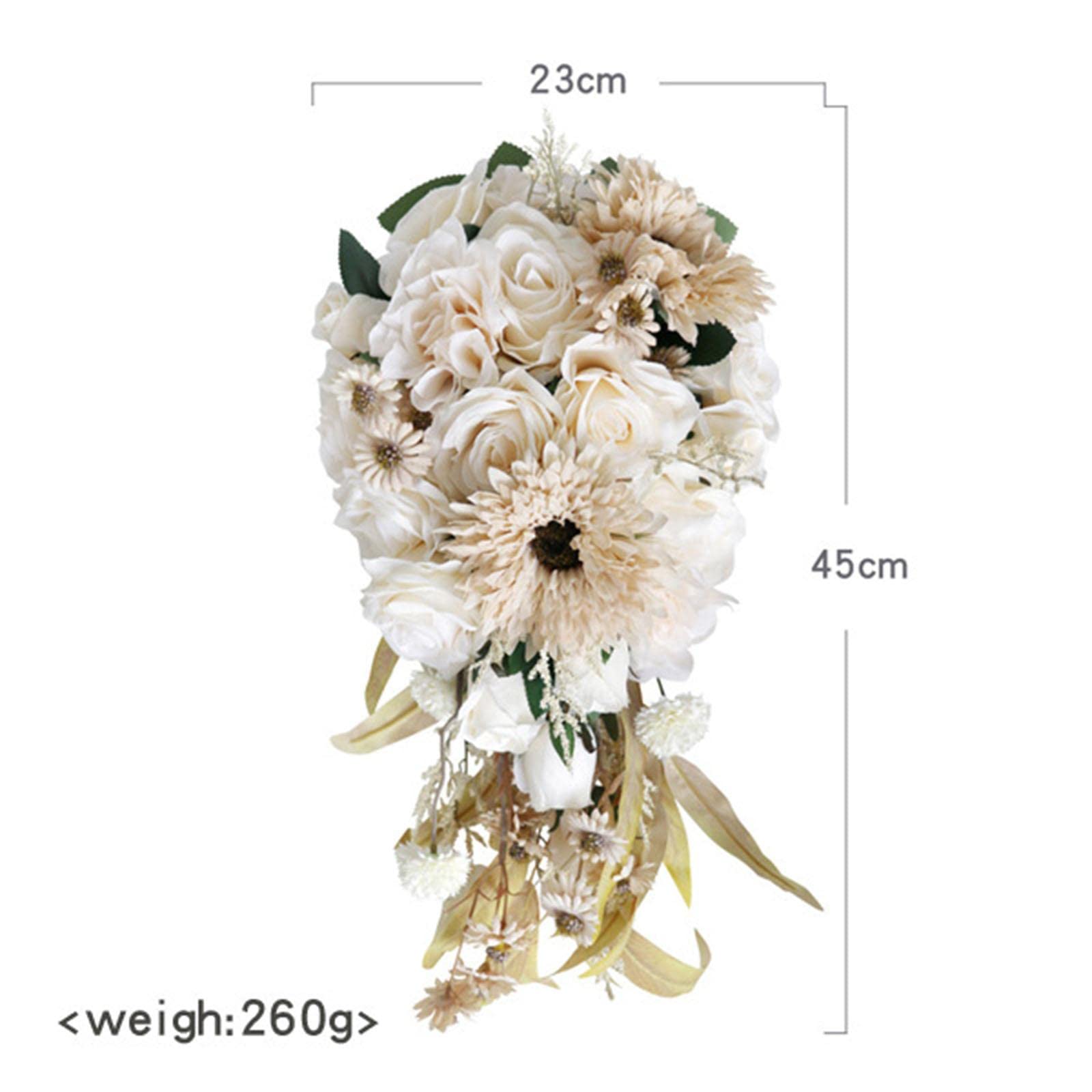 Ramos de novia de boda, ramo de dama de honor, flores artificiales para fiestas, bodas, aniversarios