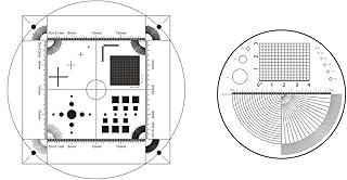 2PCS Ruler for Microscope, Micrometer Calibration Slide Line Width Particle Diameter Measurement Tool High Precision Film Point Gauge Reticle Stereo Microscope Calibration Grid Camera Calibration