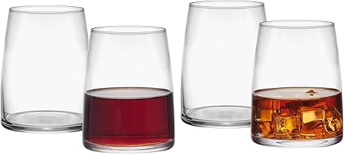 Miniatura 2 de Mikasa Cora - Vasos de whisky dobles a la antigua, juego de 4, 14 onzas