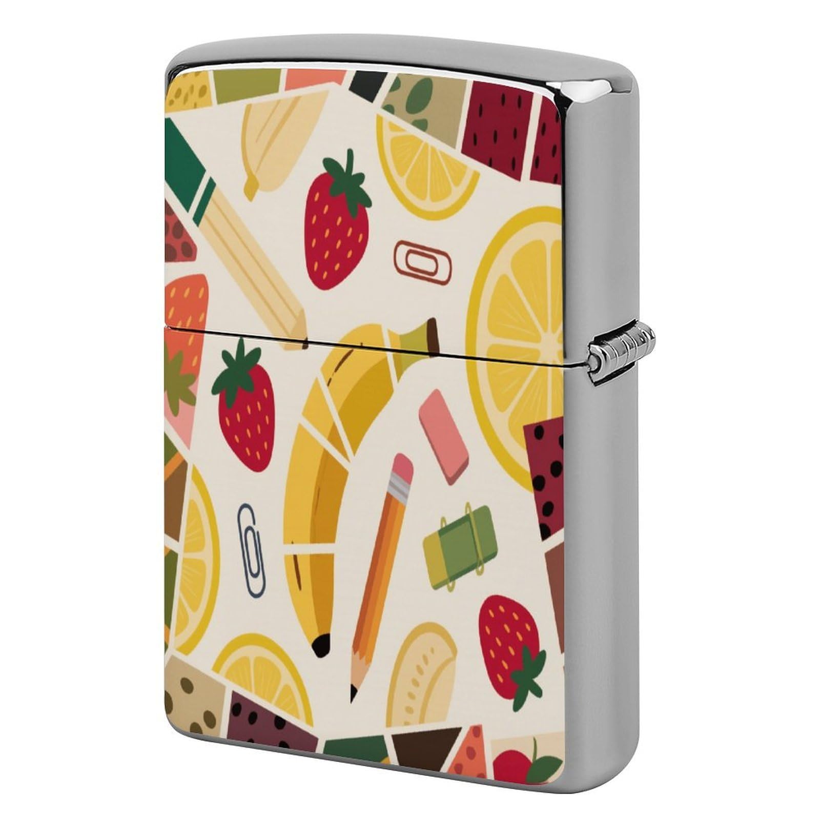 Fekiloot Style Irregular Pattern Lighter Case Cover Metal Lighter Case