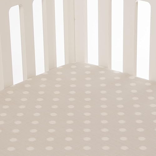 Sábana bajera ajustable Fly-by, punto gris