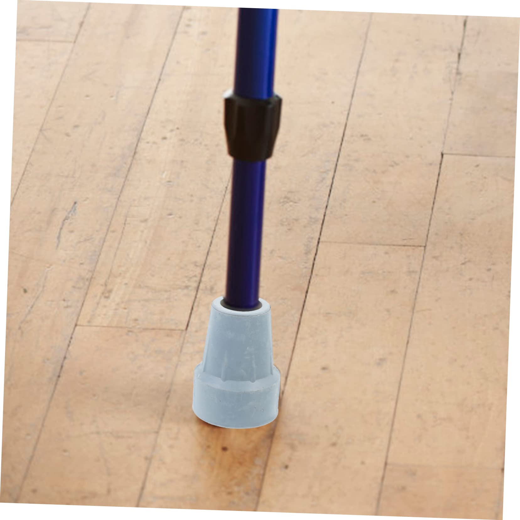 MOLUCKFU 4 Pack Anti-Skid Pole Tips for Crutches Replacement Hiking Rubber Feet for Trekking Poles Protective Crutch Tip Accessories for Camping