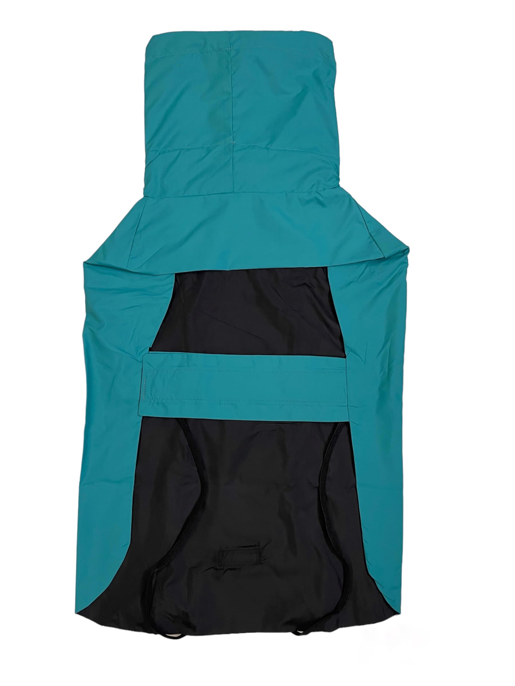 Pets Planet Raincoat for Dogs | Double Layered | Water Resistant | Polyester | for Small, Medium and Large Breed Dogs | Adjustable Waist and Neck | Leash Gap for Walk Time (S, Sky),1 Count 2