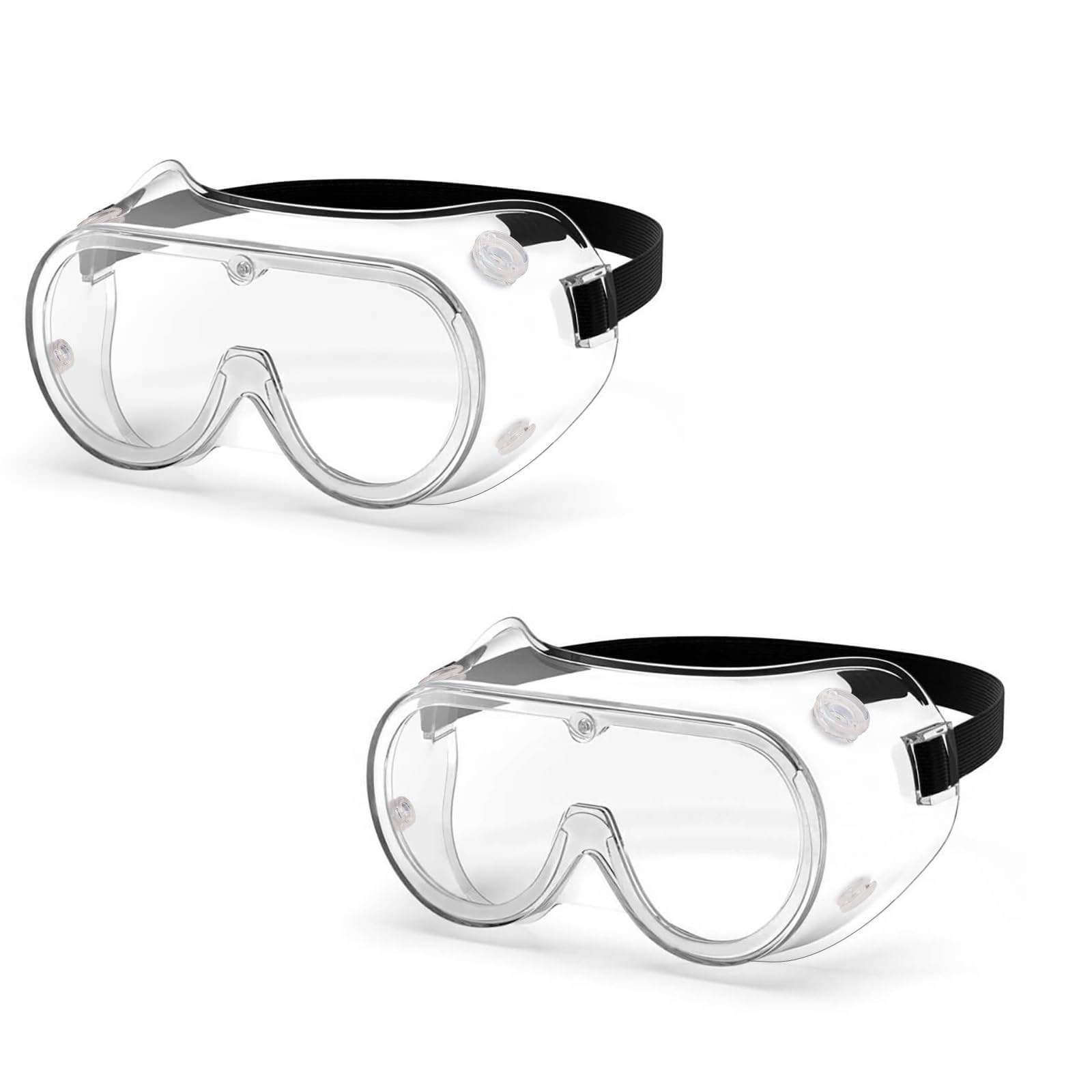 PetrolScooter 2 PACK PEPE Safety Goggles Glasses L007 EN166 Approved Lab Work, DIY