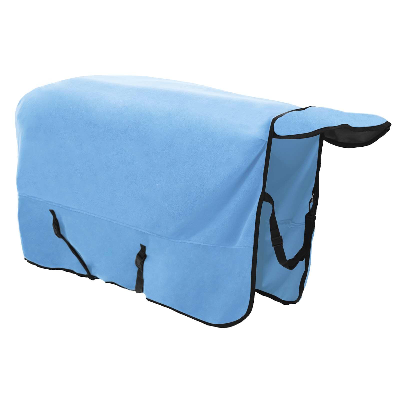 Manta para caballos Aqua 165 cm, poliéster, transpirable, impermeable, resistente al viento, forro con funda extraíble ajustable para uso en invierno y exterior, protección óptima contra el