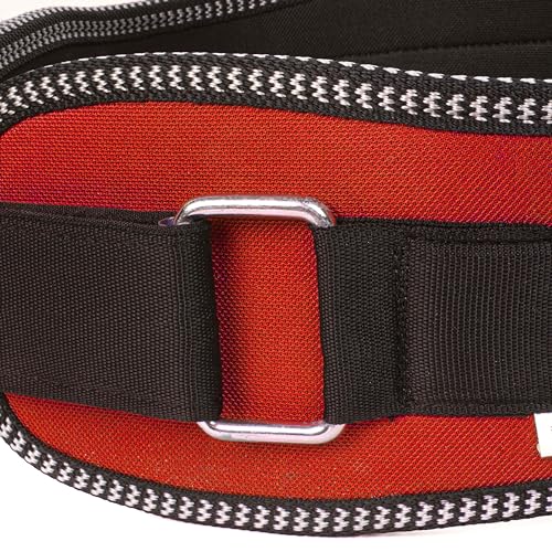 Image of APRODO Unisex 5'' inch Wide Nylon Eva Waist Support Belt Sport Pressurized Weightlifting Bodybuilding Fitness Squatting Training Lumbar Back Supporting Safety Belt