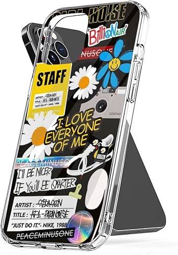 Miniatura 1 de Peaceminusone - Funda para teléfono a prueba de golpes, compatible con iPhone 14 13 Pro Max 12 11 X Xs Xr 8 7 6 6s Mini Plus Galaxy Note S9 S10 S20