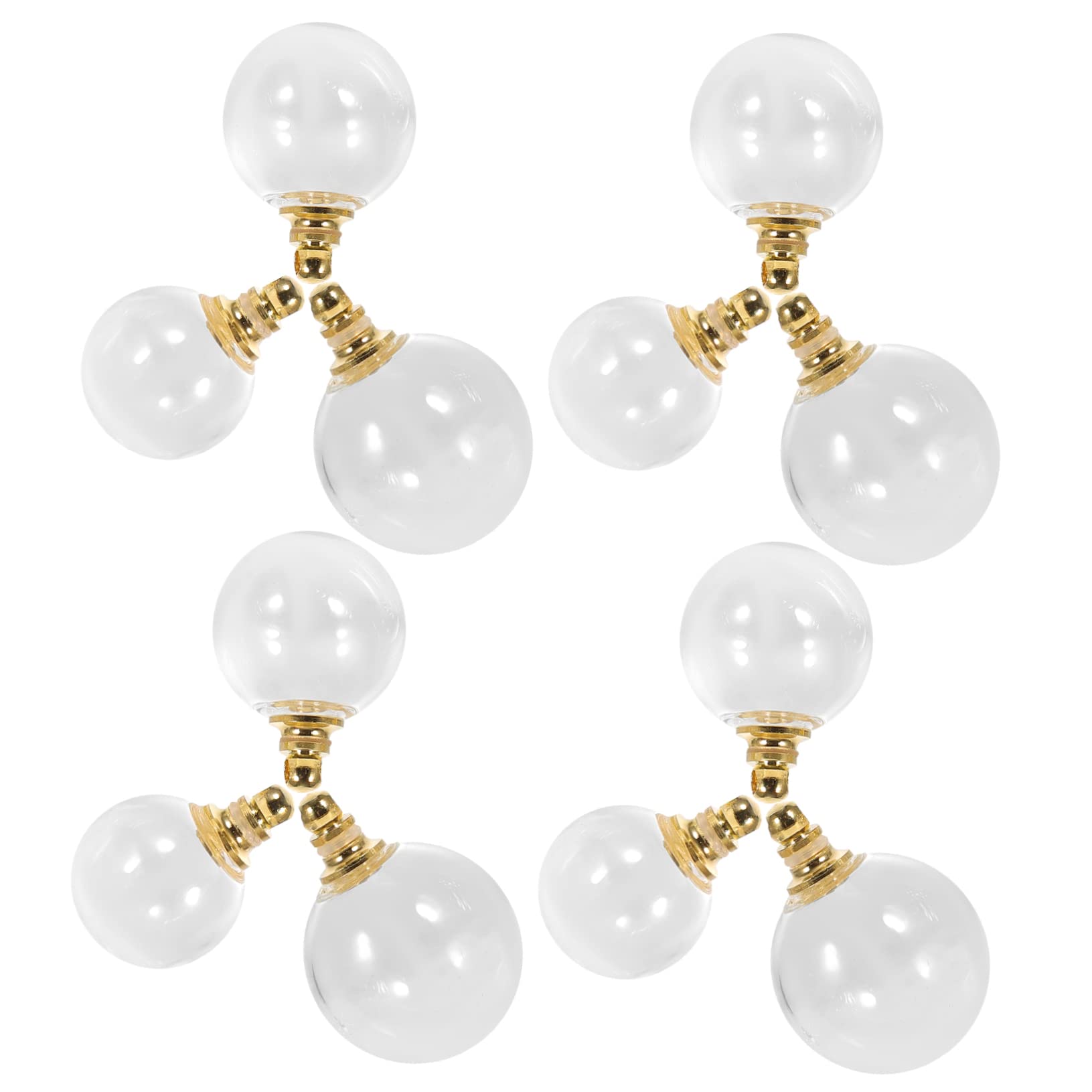 TEHAUX Hohler Flaschenanhänger Leere Schneekugel Diy Bastelzauber Ballanhänger Selber Machen Armreif-anhänger Kugelanhänger Zur Dekoration Osterbaumschmuck Glas Transparent