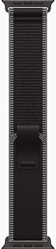 Apple Watch Ultra 3 [GPS + Cellular, 49mm] Titangehäuse Schwarz mit Trail Loop Schwarz/Kohlegrau, M/L (Generalüberholt) - 3