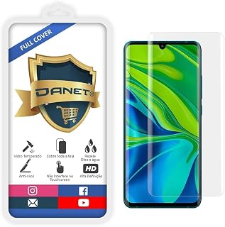Película De Vidro Temperado 3D Full Cover Para Xiaomi Mi Note 10 e Note 10 Pro Com Tela De 6.47 - Proteção Blindada Que Cobre Toda A Tela - Danet