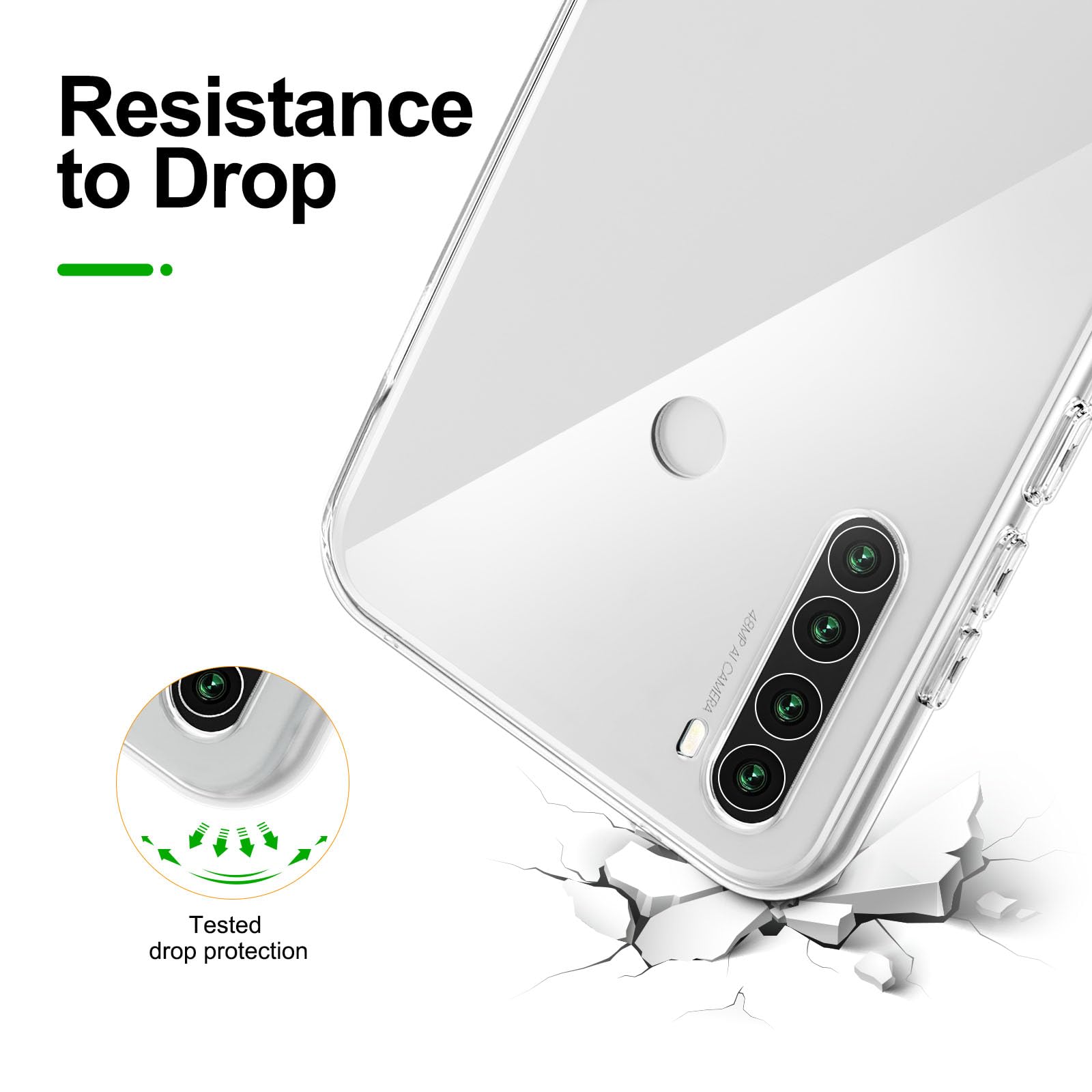 WAURZ Cover Per Xiaoi Redi Note 12 4G, Custodia Cover Pelle Libro - Foto 11