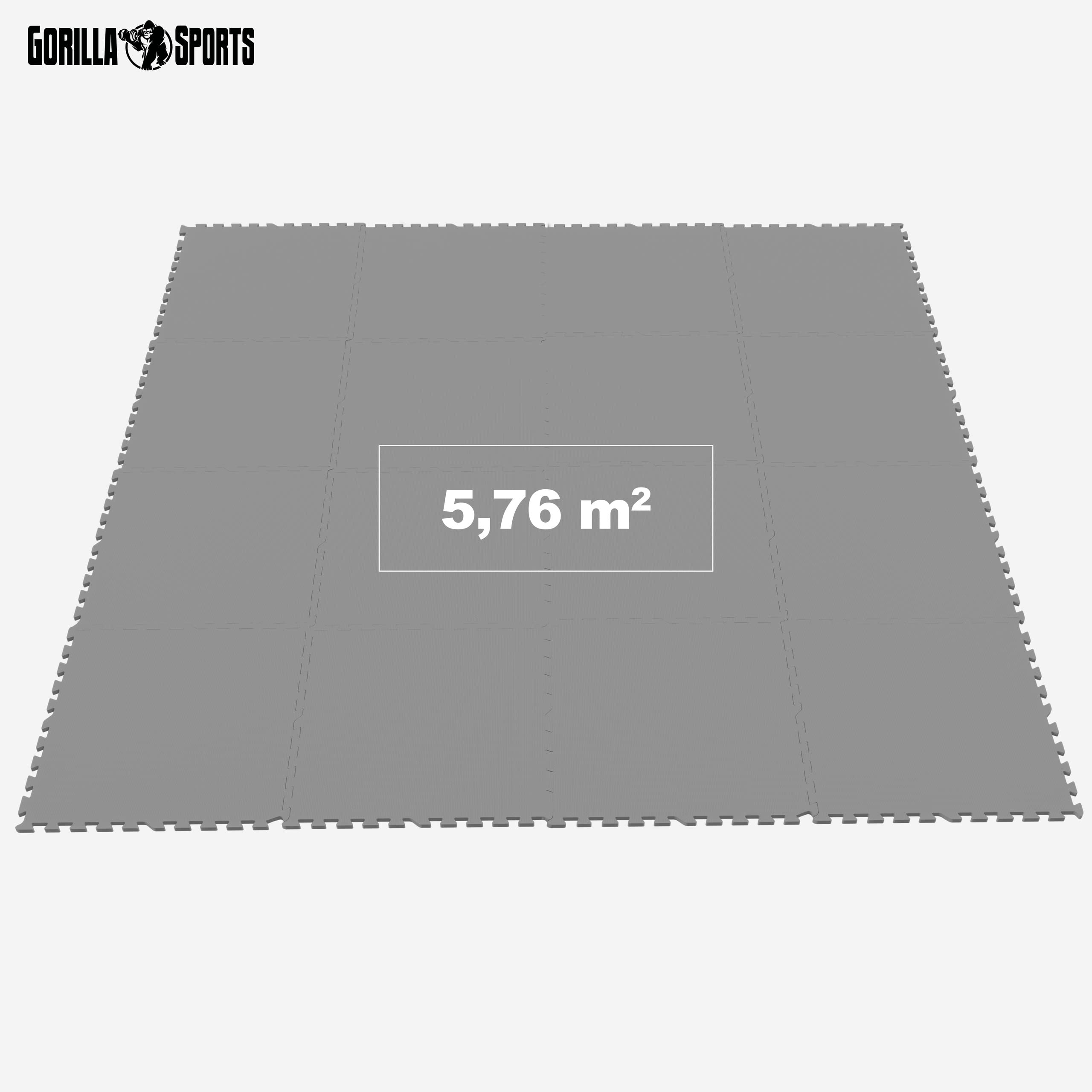 Tapis Mousse - 18 Pièces et Bords, 30x30 cm, Antidérapant, Tapis Protection Sol GORILLA SPORTS Tapis Mousse - 18 Pièces et Bords, 30x30 cm, Antidérapant, Tapis Protection Sol GORILLA SPORTS
