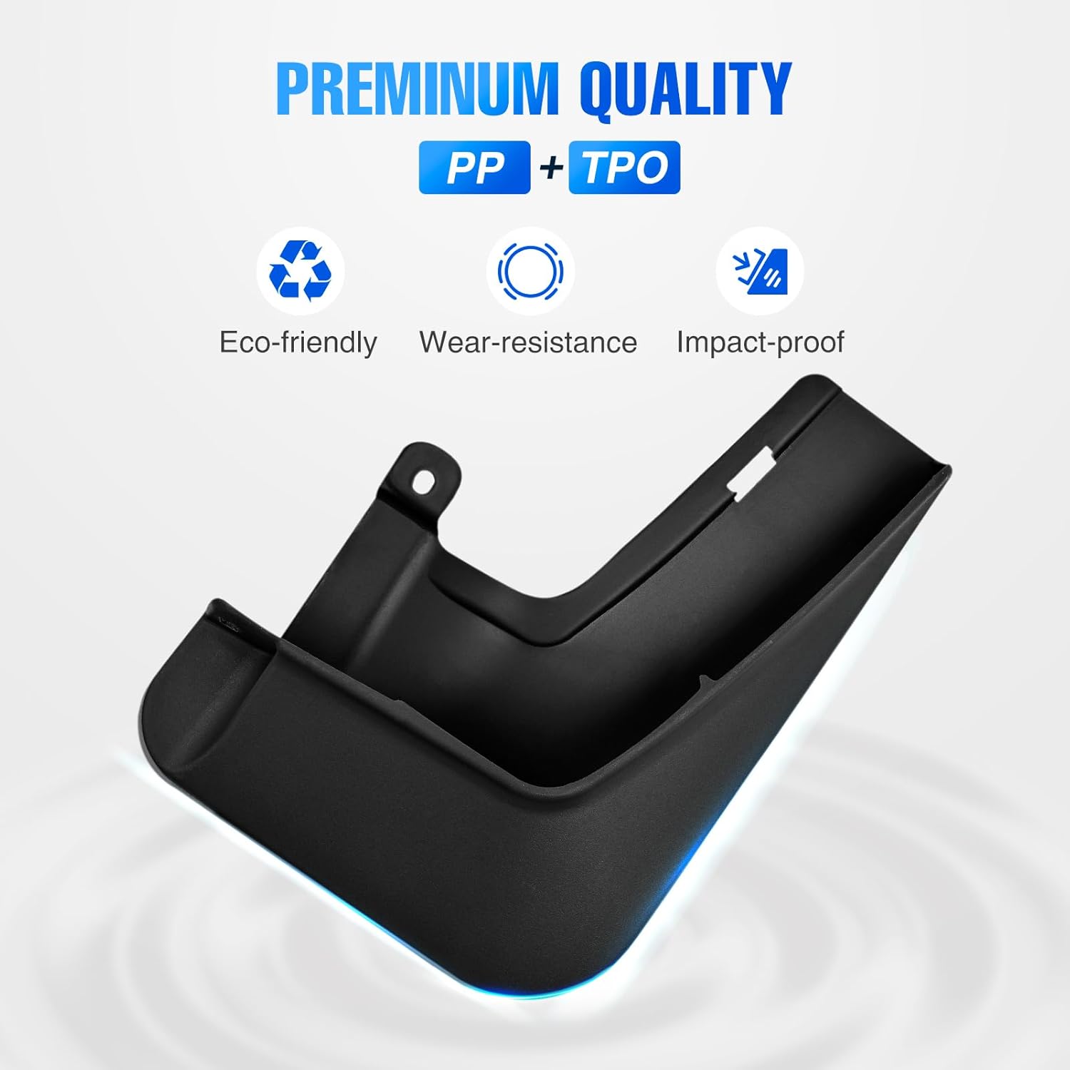 Nilight Mud Flaps for Tesla Model X 2022 2023 2024 2025 2026, No Drilling Precision Fit Exterior Accessories Heavy-Duty Splash Guards Protection, Front & Rear Set