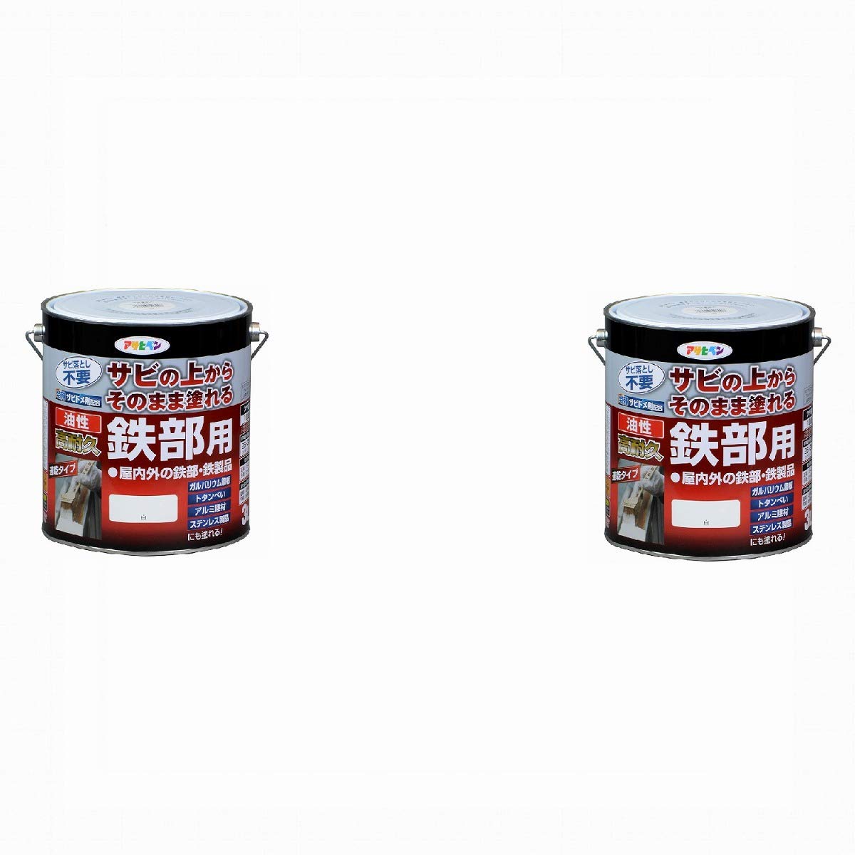 Amazon.co.jp: アサヒペン 油性高耐久鉄部用 3L 白 2缶セット : DIY Amazon.co.jp: アサヒペン 油性高耐久鉄部用 3L 白 2缶セット : DIY