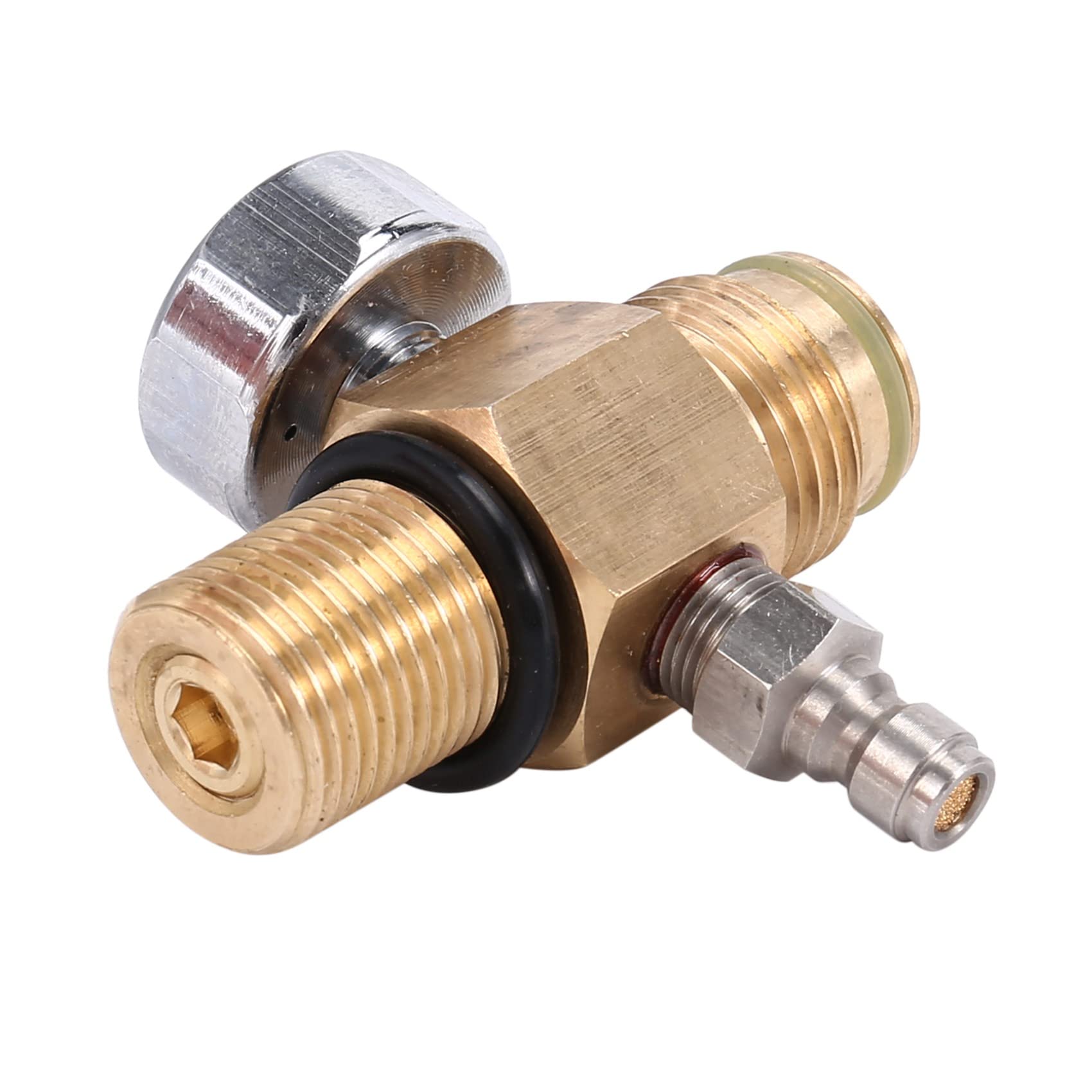 PCP Air Serbatoio Cilindro Regolatore, Pressione Regolabile 0-2800 Psi e Serbatoio Valvola 300 Bar M18X1.5