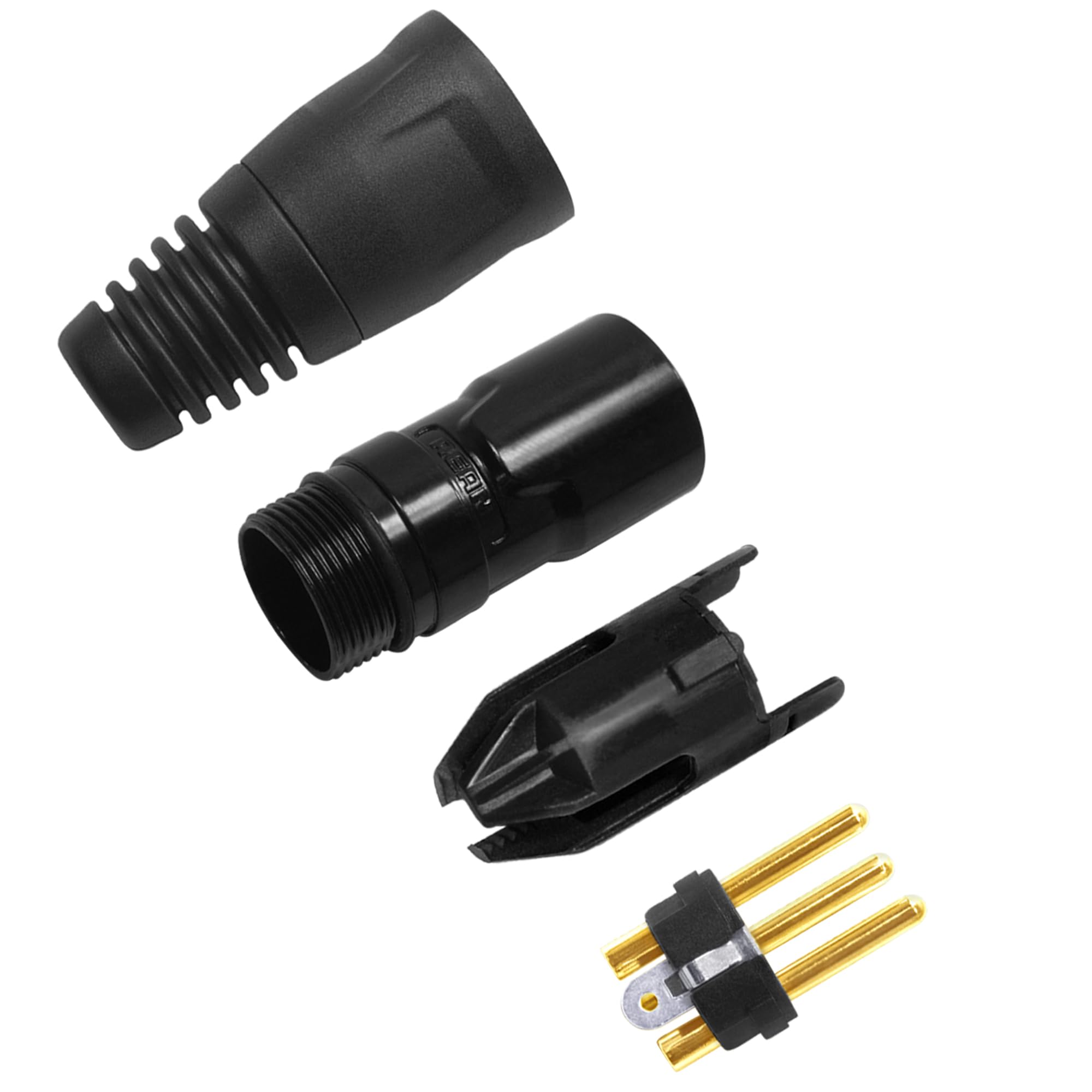 WBC-VALUELINE-2CS (22 AWG) - 4 unidades - Micrófono flexible equilibrado blindado de baja capacitancia de 10 pies, altavoces activos y cables de interconexión con conectores XLR dorados Neutrik-Rean