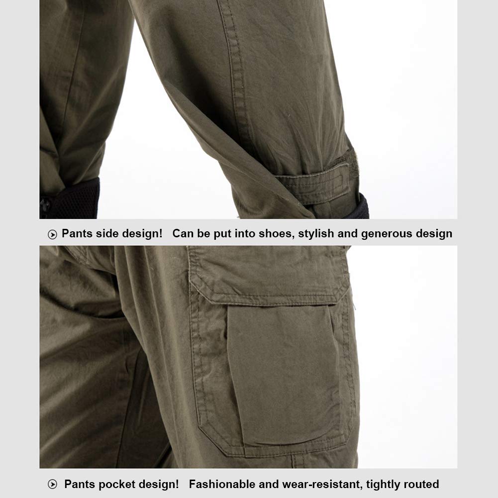 Grembiule Saldatore, Tuta da Saldatore, Puro Cotone Army Green Assorbimento Dell'umidità Comodo da Indossare,XXXXXL