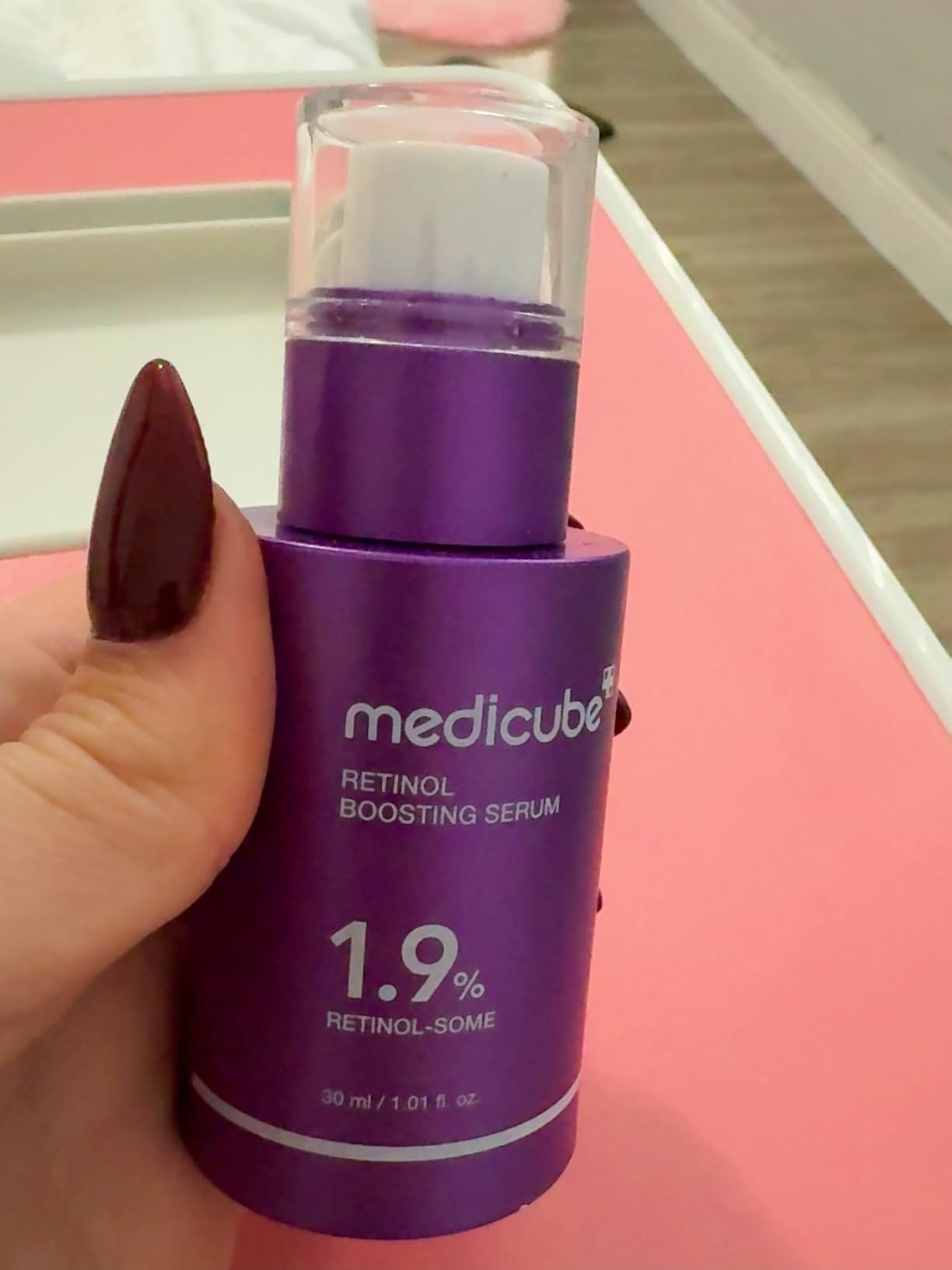 medicube Retinol Boosting Serum | Intensive Firming, Hydration & Plumping Care with Retinol, Peptides & Vitamins | Pore-Refining, Smooth Radiant Skin | Korean Skincare, 1.01 fl. oz
