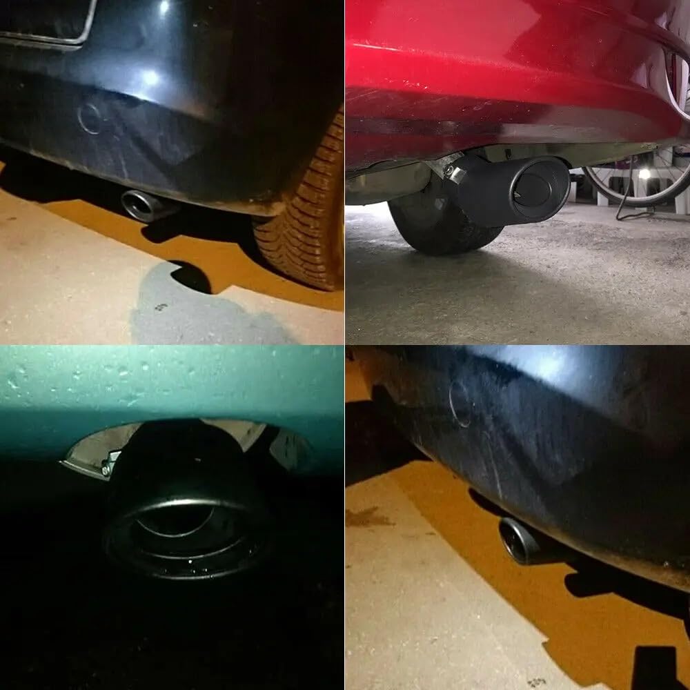Car Exhaust Muffler Pipe Pasuje do Toyota Yaris 2004-2021 tylny tłumik rury wydechowej samochodu ze stali nierdzewnej Tłumik Samochodowy(A)