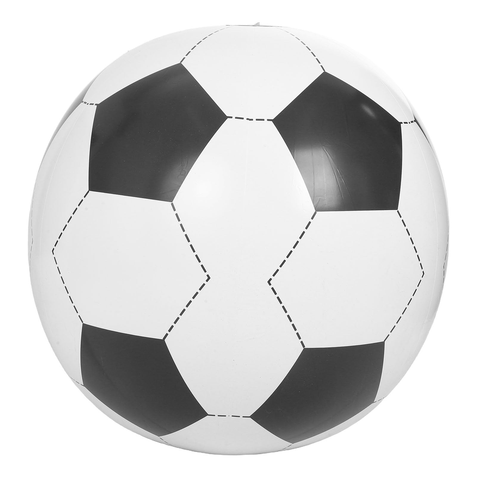 TOYANDONA 2 Balones de Fútbol Inflables para Playa - Balón de Fútbol Inflable Gigante, Globos de Playa Enormes para Actividades Al Aire Libre, Decoración de Piscinas Y Fiestas (80 Cm)