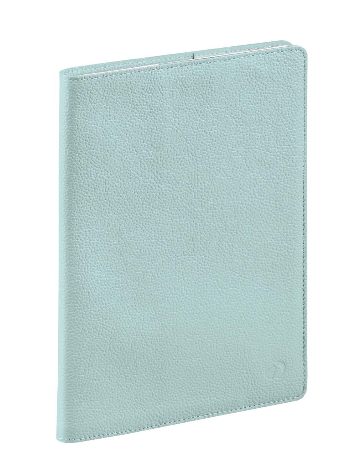 Quo Vadis - Agenda - 2025 - Presidente - Agenda settimanale - Francese - Tania - Verde chiaro - 13 mesi da dicembre a dicembre - 21 x 27 cm - Carta Clairefontaine bianca - Pelle pieno fiore di