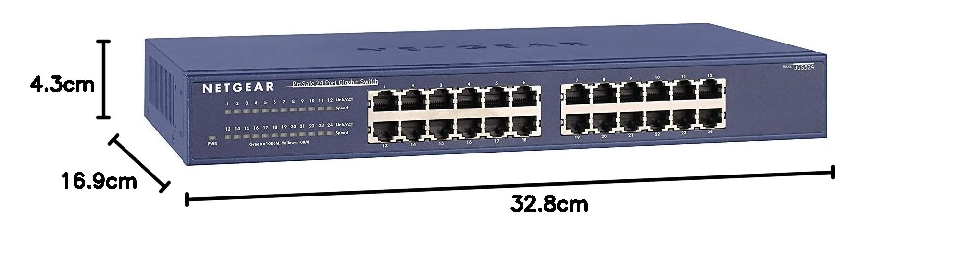 Switch Ethernet Netgear FS105-300PES 5-port ProSafe Desktop Switch - Sötétkék Netgear Switch
