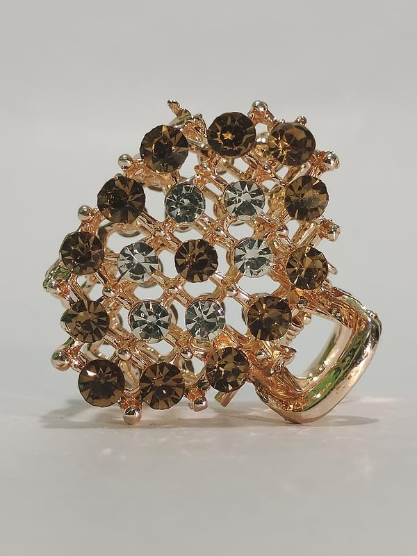 Hair Clacture for Girls & Women made with Metal & Crystel Design 29