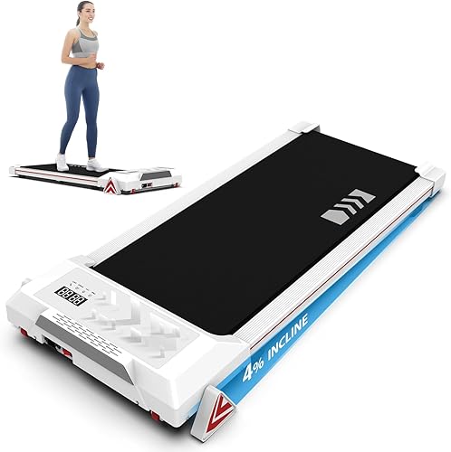 CIIHI - Caminadora para caminar debajo del escritorio con 3 inclinaciones ajustables, perfecta para la oficina en casa, sala de estar, caminadora de