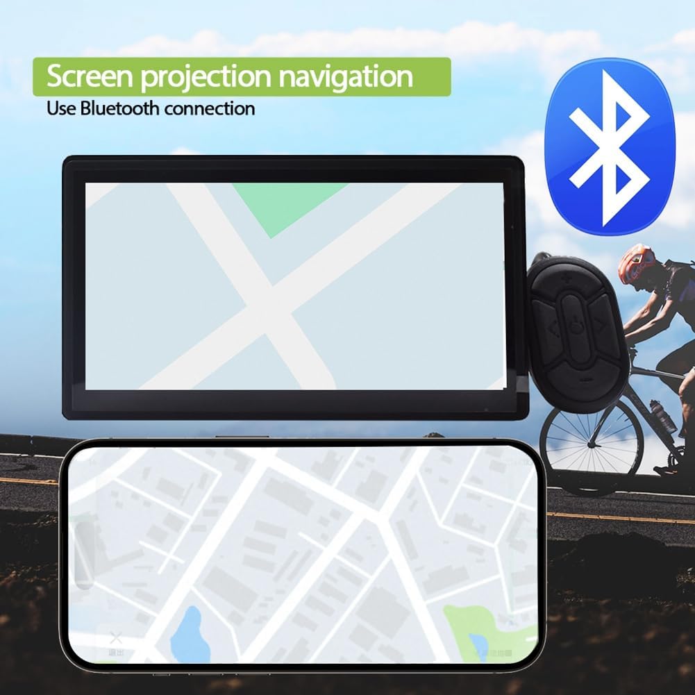 H8 E-Bicycle Projection Navigation LCD Display+Controller, Digital Stopwatch & Speedometer Meter for Cyclists