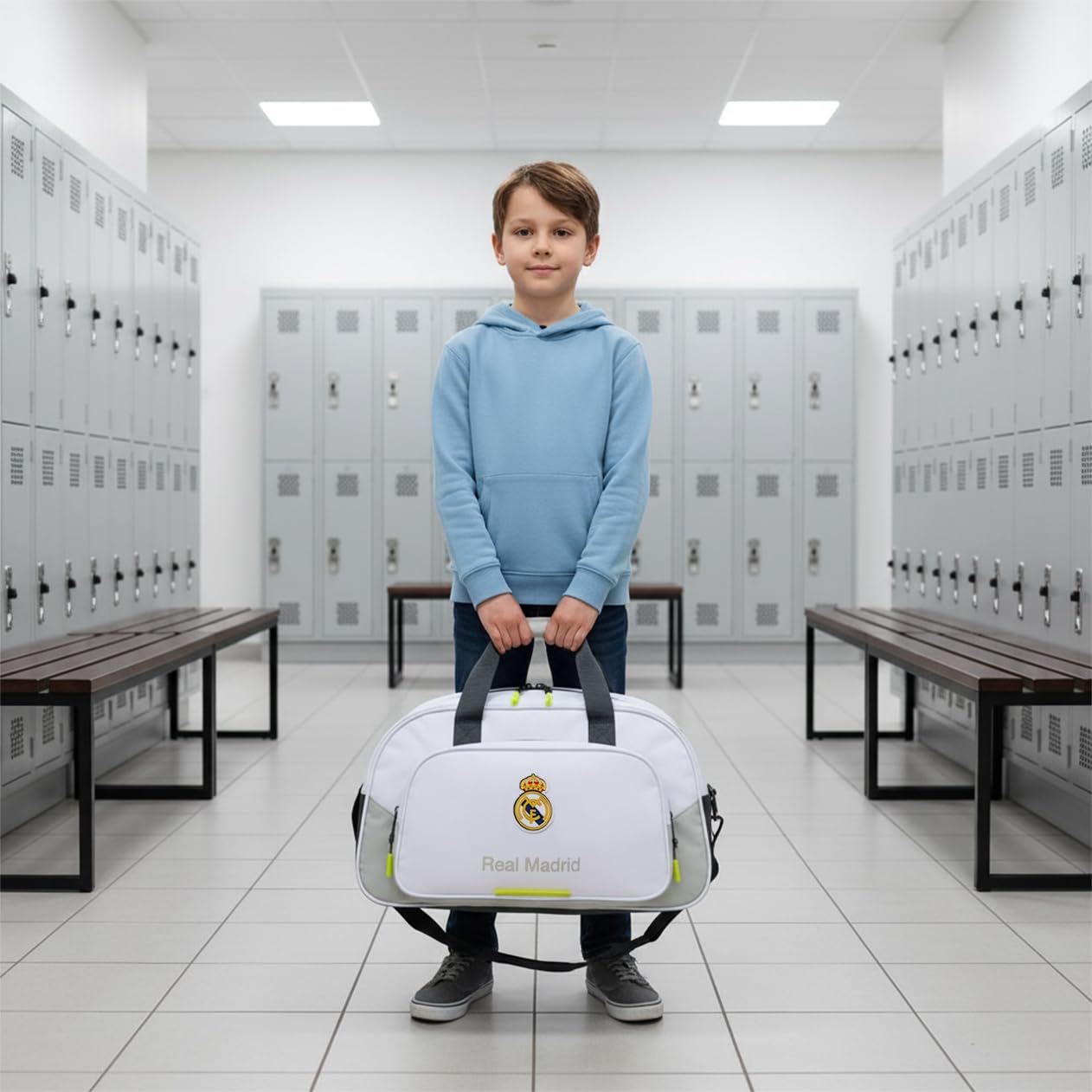 Safta Mochila Real Madrid Gran Capacidad Y Respaldo Acolchado Licencia Oficial Resistente Niños, Jóvenes Y Adultos - Mochila Real Madrid Unisex niños