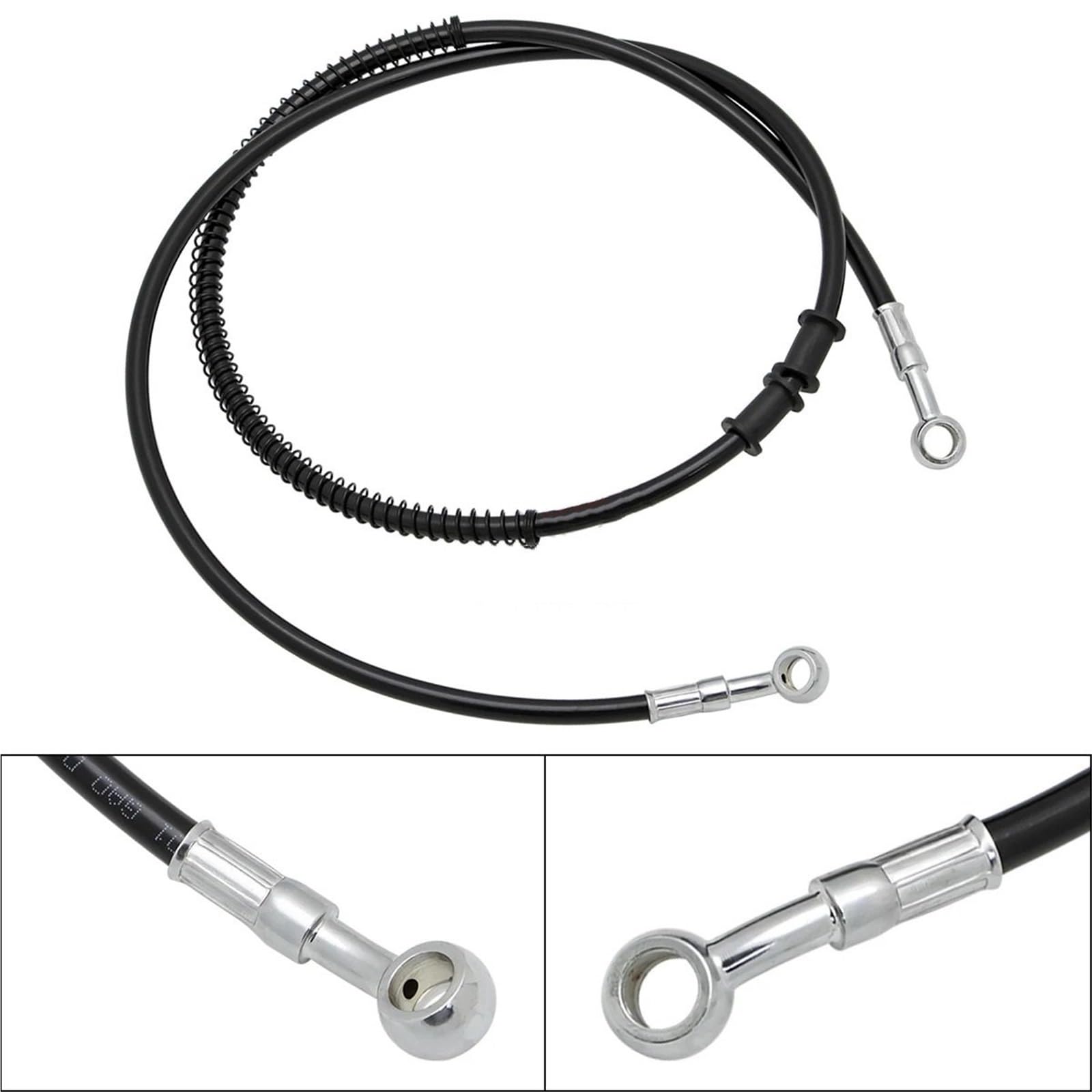 Zestaw naprawczy do linek hamulcowych Do Sportster XL 883 XL1200, rura hydrauliczna, przewód paliwowy, wzmocniony układ hamulcowy motocykla(130cm)