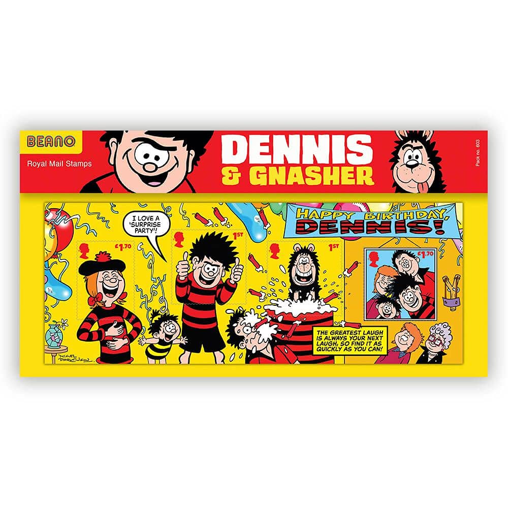 Tampons Dennis and Gnasher 2021 pour décorer les cahiers d'école