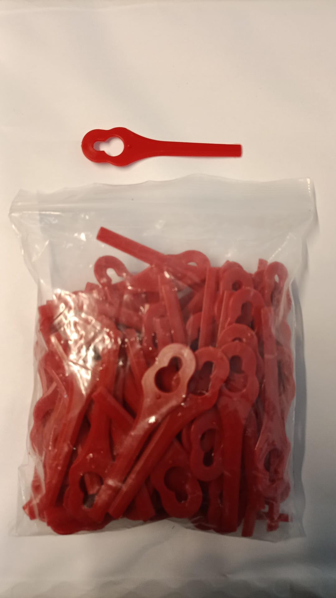 Lot de 100 Lames Compatible pour Coupe Bordure Stihl PolyCut 2-2 PolyCut 3-2, FSA 45 FSA 57 FSE 52, Lames en Plastique pour Coupe Bordure Stihl sans Fil