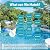 EcoSplash Salt Cell for Swimming Pool Salt Chlorine Generator Pool Salt Cell Replacement Fits for Hayward TurboCell W3T-Cell-15 BLW1T15H Chlorinator up to 40,000 Gallons