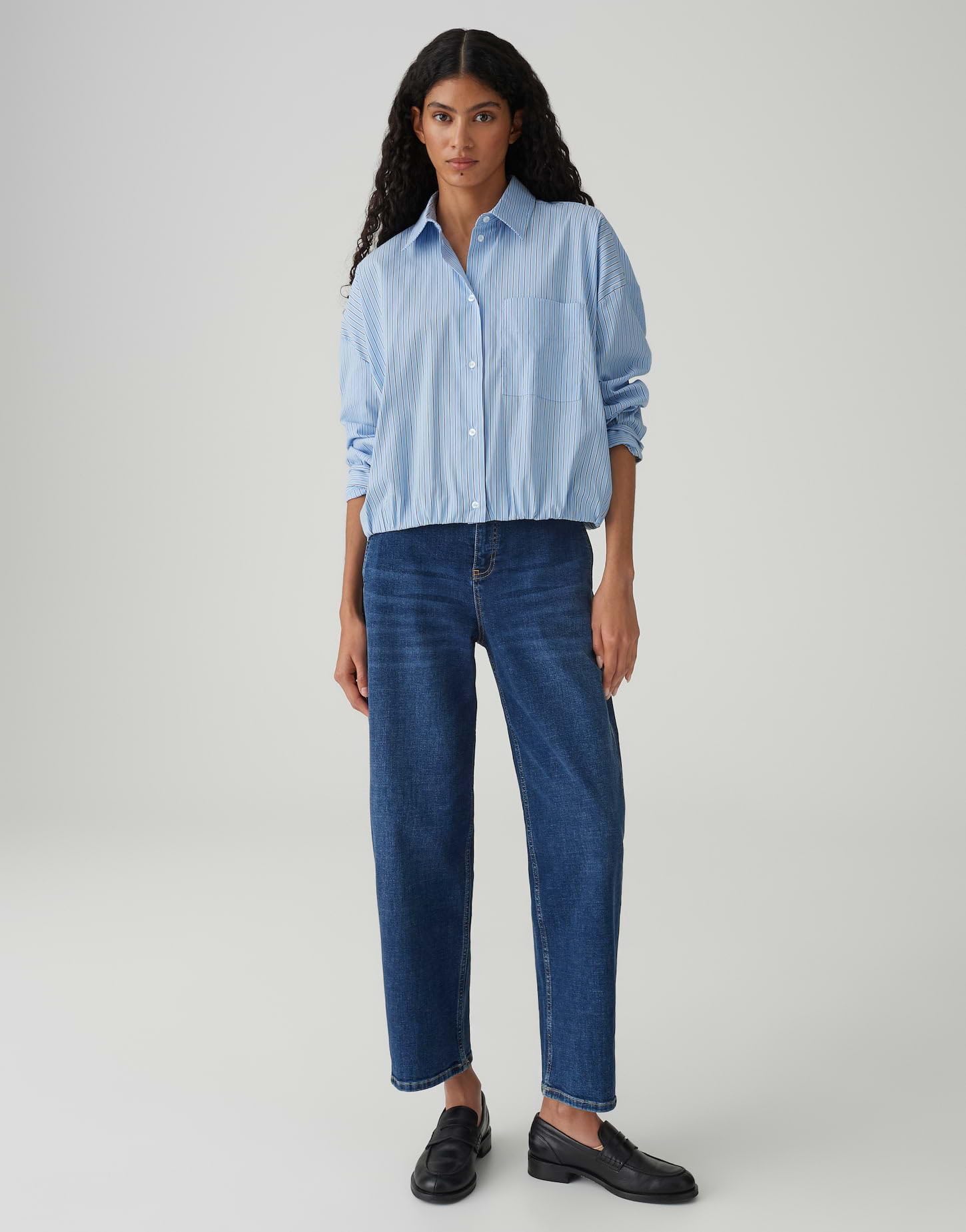 OPUS Streifenbluse Damen