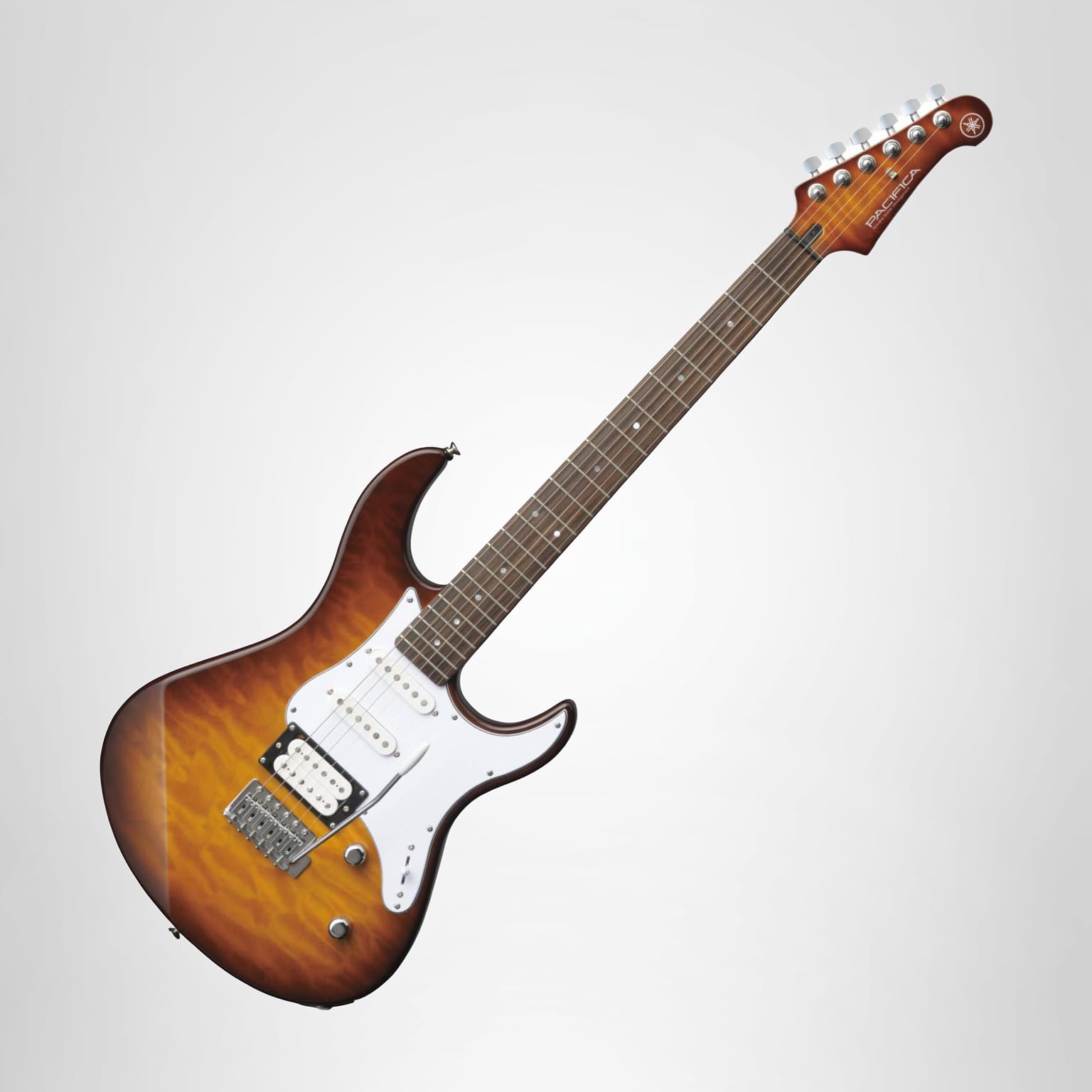 Amazon.com: Yamaha PAC212VQM TBS Electric Guitar - Quilted Maple