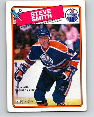 1988-89 O-Pee-Chee #252 Steve Smith UER RC Rookie V53778