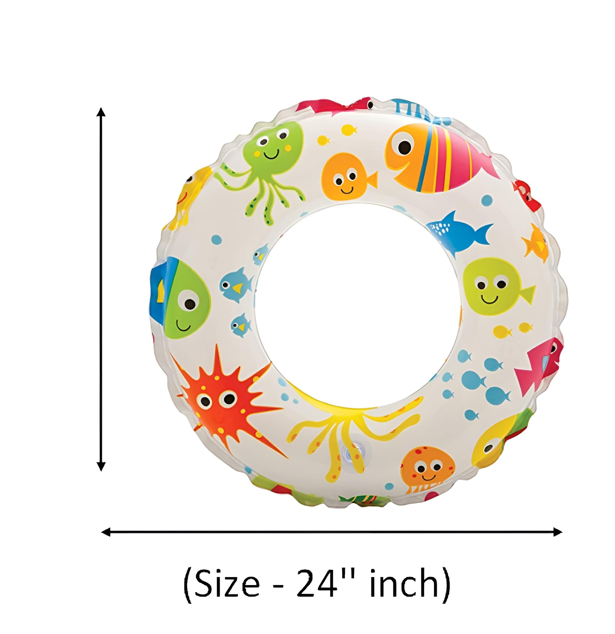 NELSTRAB:- Swimming Jacket & Swimming Ring Adjustable Float Inflatable Swim Vest Safety Jacket for Kids Girls and Boys(3-6 Year)(Multi Color)(Combo) 3